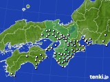 2024年11月16日の近畿地方のアメダス(降水量)