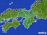 近畿地方のアメダス実況(降水量)(2024年11月17日)