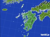 2024年11月17日の九州地方のアメダス(降水量)