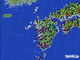 九州地方のアメダス実況(日照時間)(2024年11月18日)