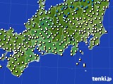 東海地方のアメダス実況(気温)(2024年11月18日)