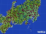 関東・甲信地方のアメダス実況(日照時間)(2024年11月19日)