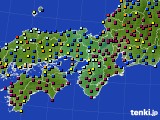 近畿地方のアメダス実況(日照時間)(2024年11月19日)