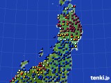 東北地方のアメダス実況(日照時間)(2024年11月20日)
