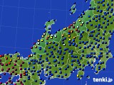 北陸地方のアメダス実況(日照時間)(2024年11月20日)