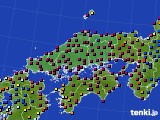 2024年11月20日の中国地方のアメダス(日照時間)