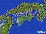 2024年11月20日の四国地方のアメダス(日照時間)