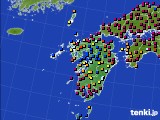 2024年11月20日の九州地方のアメダス(日照時間)
