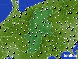 長野県のアメダス実況(気温)(2024年11月21日)