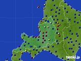2024年11月22日の道央のアメダス(日照時間)