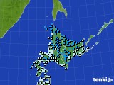北海道地方のアメダス実況(気温)(2024年11月22日)