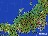 北陸地方のアメダス実況(日照時間)(2024年11月23日)