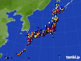 アメダス実況(日照時間)(2024年11月23日)