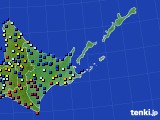 道東のアメダス実況(日照時間)(2024年11月23日)