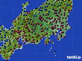 関東・甲信地方のアメダス実況(日照時間)(2024年11月24日)