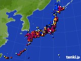 2024年11月24日のアメダス(日照時間)
