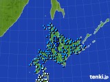 北海道地方のアメダス実況(気温)(2024年11月24日)