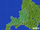 道央のアメダス実況(風向・風速)(2024年11月24日)