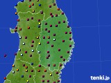 岩手県のアメダス実況(日照時間)(2024年11月25日)