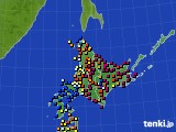 北海道地方のアメダス実況(日照時間)(2024年11月26日)