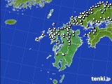 九州地方のアメダス実況(降水量)(2024年11月27日)