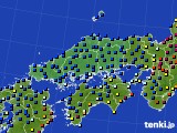 中国地方のアメダス実況(日照時間)(2024年11月27日)