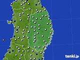 2024年11月27日の岩手県のアメダス(風向・風速)