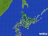 北海道地方のアメダス実況(気温)(2024年11月28日)