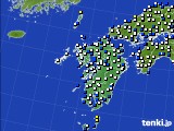 九州地方のアメダス実況(風向・風速)(2024年11月28日)