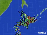 2024年11月30日の北海道地方のアメダス(日照時間)