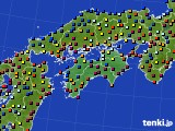 2024年11月30日の四国地方のアメダス(日照時間)