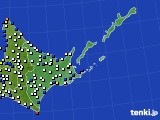 道東のアメダス実況(風向・風速)(2024年11月30日)