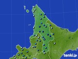 道北のアメダス実況(積雪深)(2024年12月01日)