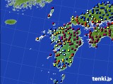 九州地方のアメダス実況(日照時間)(2024年12月01日)