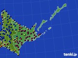 道東のアメダス実況(日照時間)(2024年12月01日)