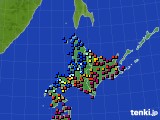 2024年12月02日の北海道地方のアメダス(日照時間)
