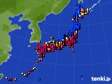 アメダス実況(日照時間)(2024年12月03日)