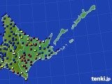 道東のアメダス実況(日照時間)(2024年12月04日)