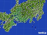 東海地方のアメダス実況(風向・風速)(2024年12月04日)