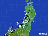 東北地方のアメダス実況(降水量)(2024年12月05日)