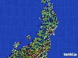 東北地方のアメダス実況(日照時間)(2024年12月05日)