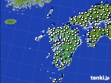 九州地方のアメダス実況(風向・風速)(2024年12月05日)
