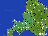 道央のアメダス実況(風向・風速)(2024年12月05日)