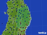 岩手県のアメダス実況(日照時間)(2024年12月06日)