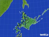 北海道地方のアメダス実況(積雪深)(2024年12月07日)