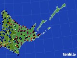 2024年12月07日の道東のアメダス(日照時間)