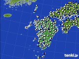 九州地方のアメダス実況(風向・風速)(2024年12月07日)