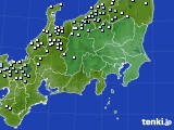 関東・甲信地方のアメダス実況(降水量)(2024年12月08日)