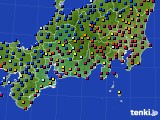 東海地方のアメダス実況(日照時間)(2024年12月08日)