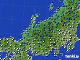 アメダス実況(気温)(2024年12月08日)